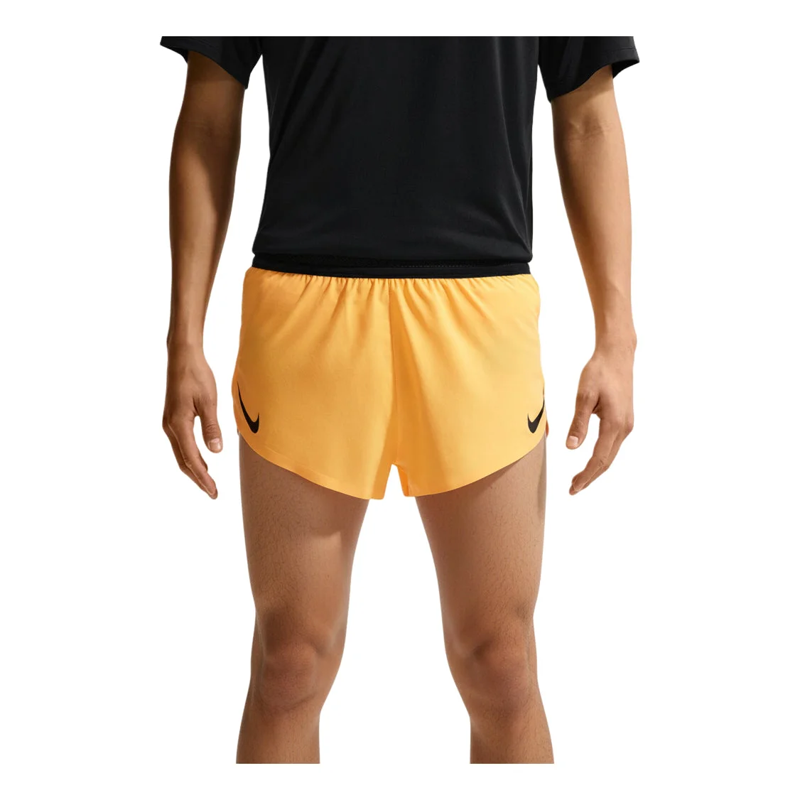 Nike AeroSwift Dri-FIT ADV 2" Brief-Lined Shorts 'Laser Orange Black' FN3350-845 - 1