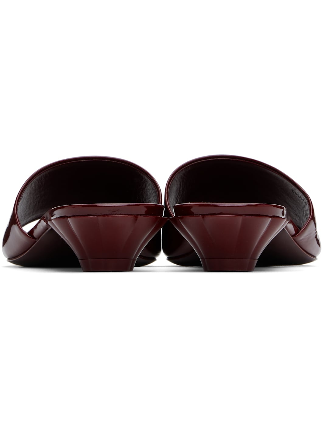 Burgundy Flower Sandals - 2