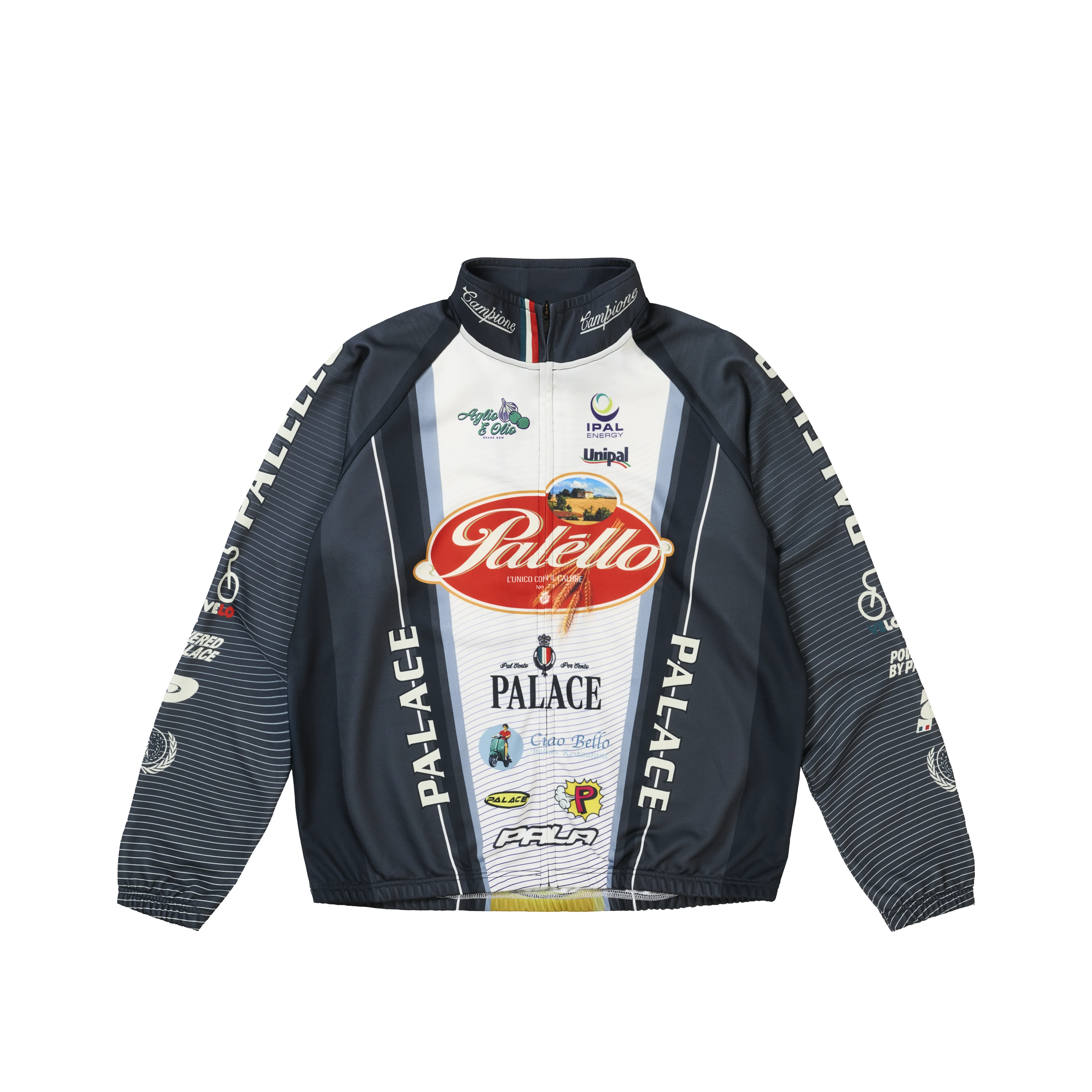 PALELLO CYCLING ZIP JACKET BLACK - 1