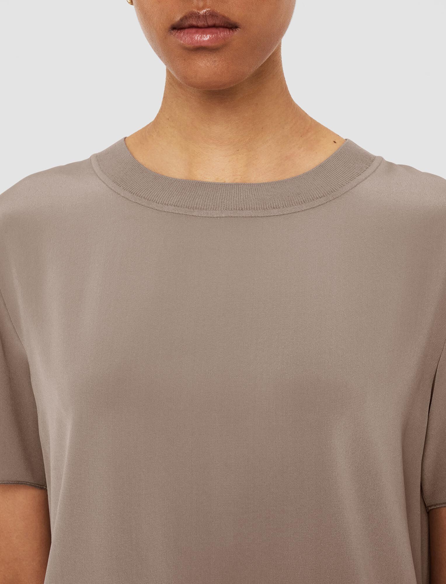Rubin Crepe de Soie Silk Blouse - 5