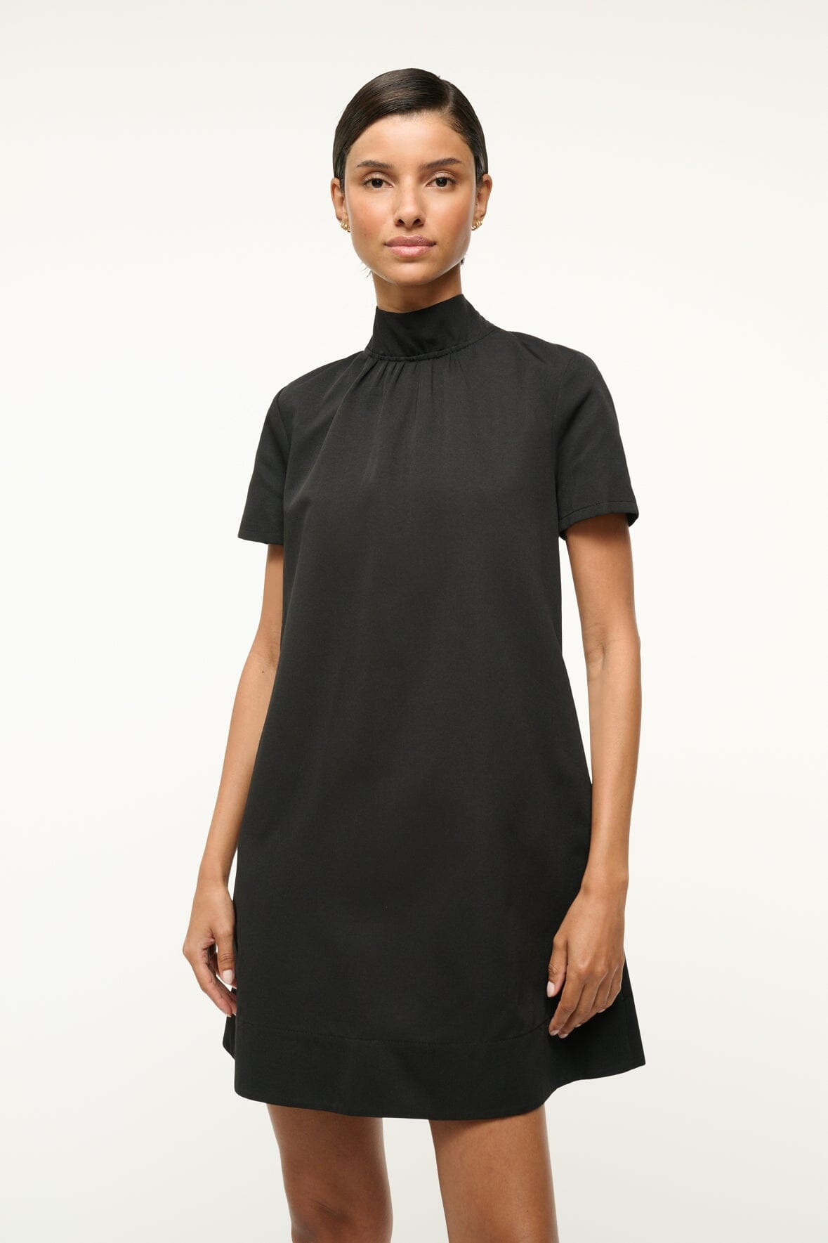 STAUD MINI ILANA DRESS BLACK - 5