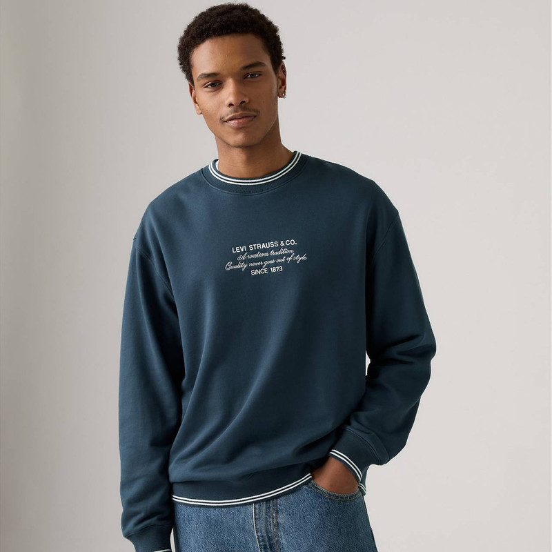 Levi's TIPPED GRAPHIC CREWNECK SWEATSHIRT (BIG) outlook