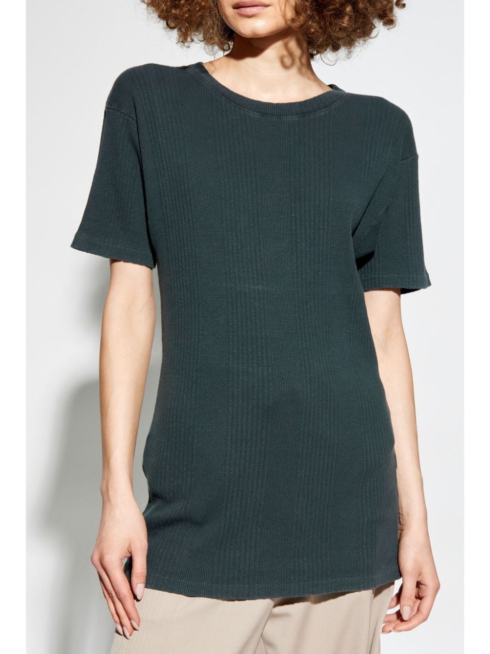 cotton ribbed T-shirt - 3