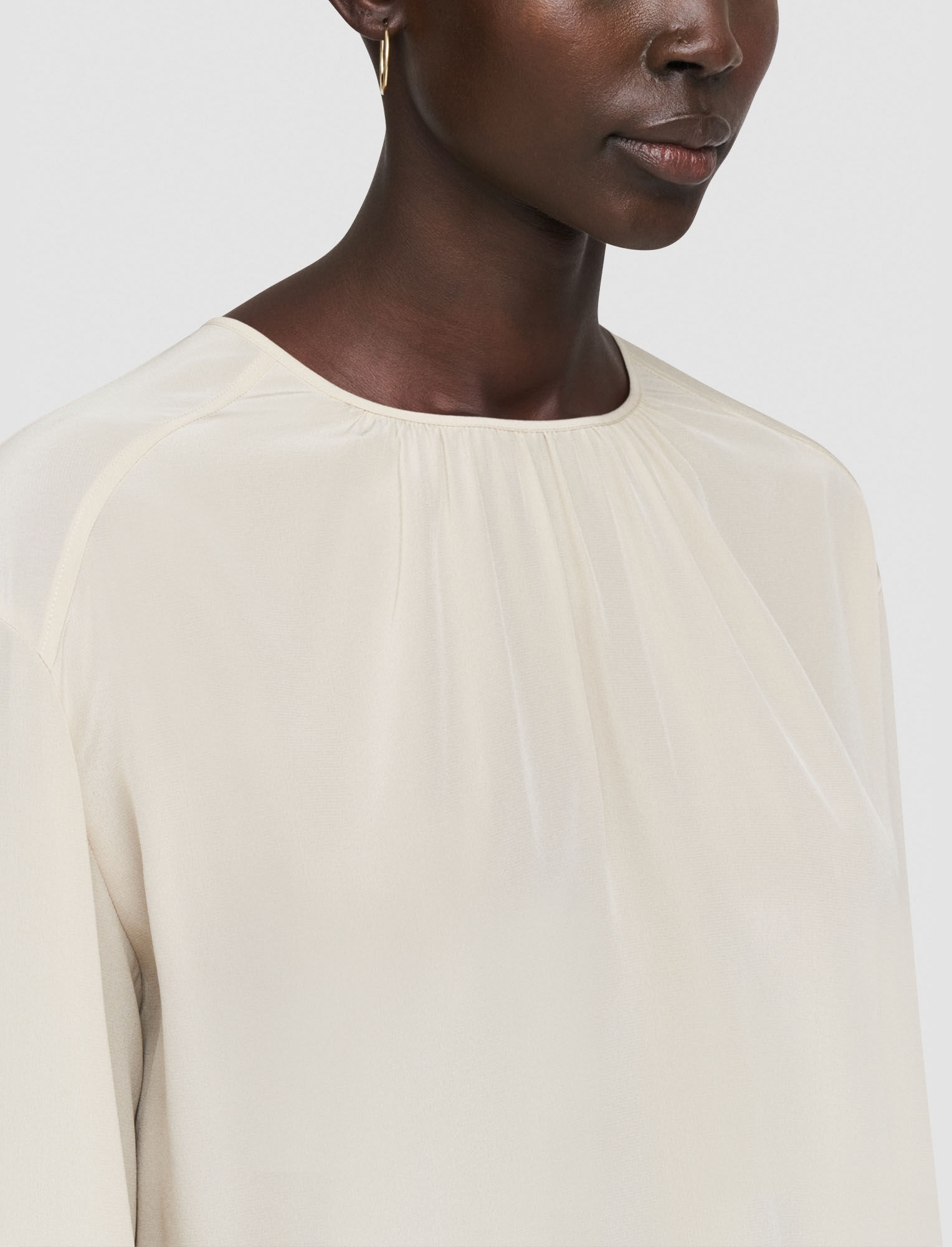 Silk Crepe de Soie Braidwood Blouse - 5