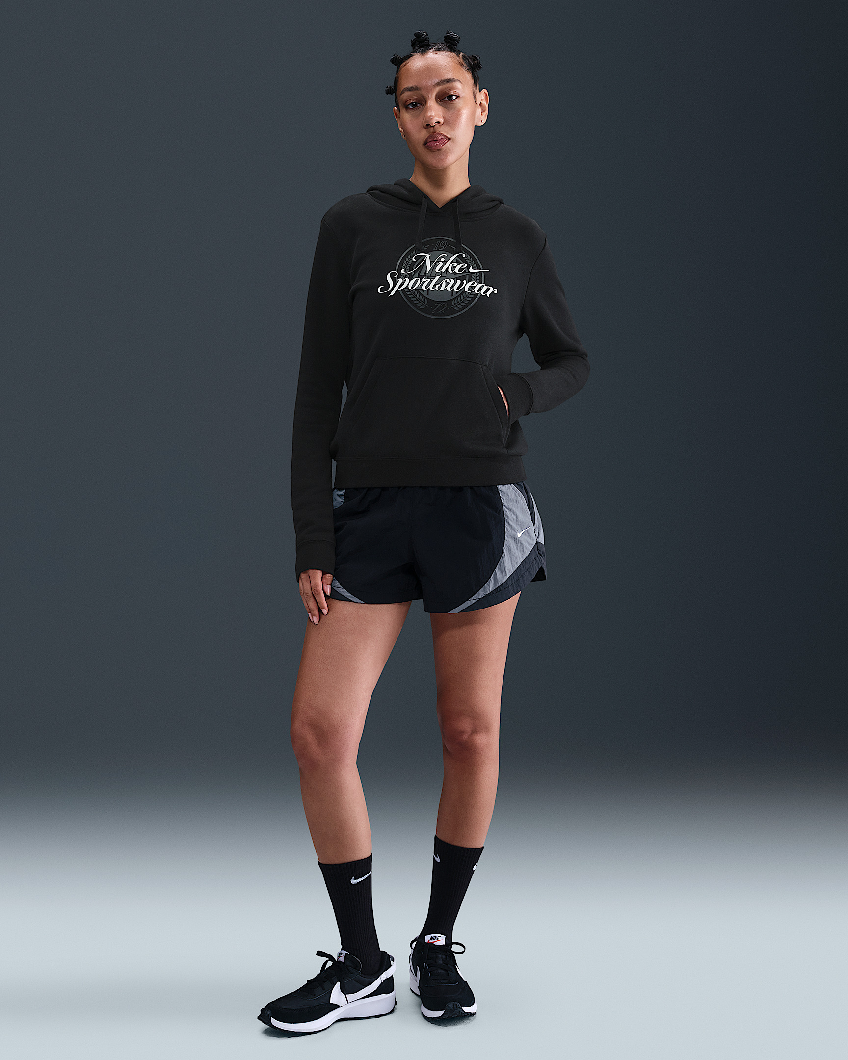 Nike Sportswear Club Fleece Women's Graphic Pullover Hoodie - 4