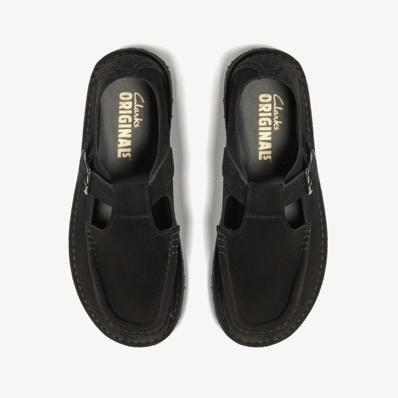 Nomad T Bar Black Suede 6