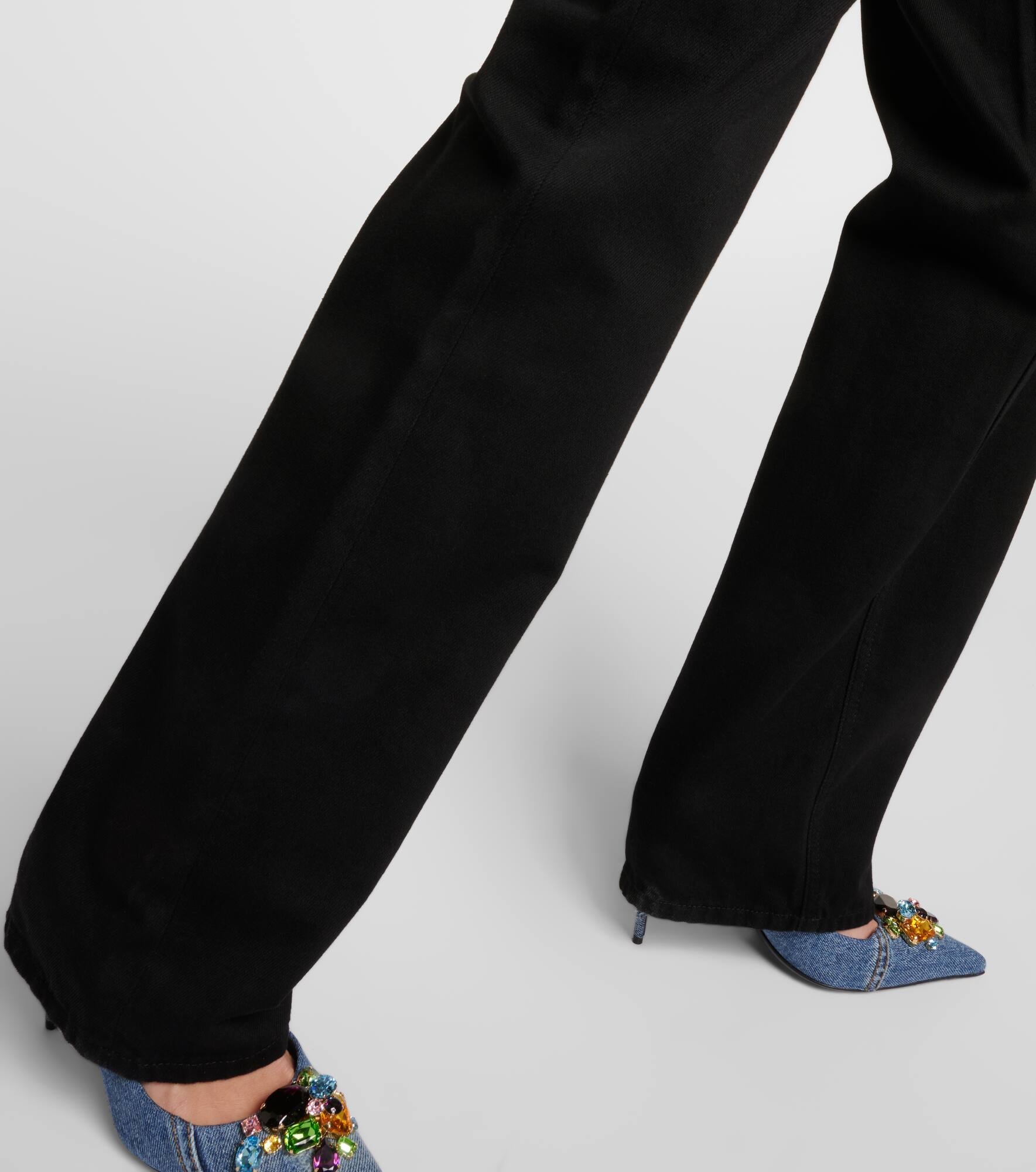 Mid-rise straight jeans - 5
