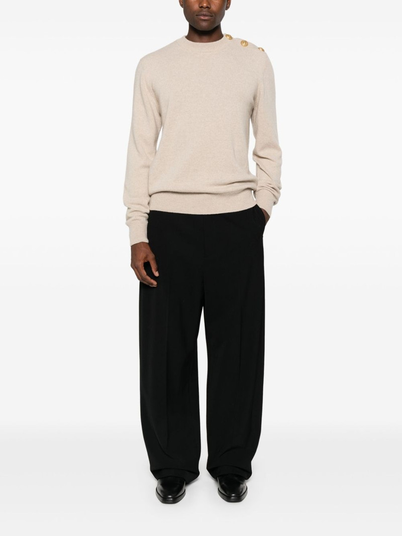 Balmain buttoned sweater outlook