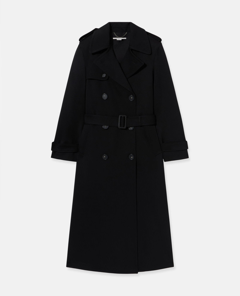 Oversized Belted Trench Coat - 1