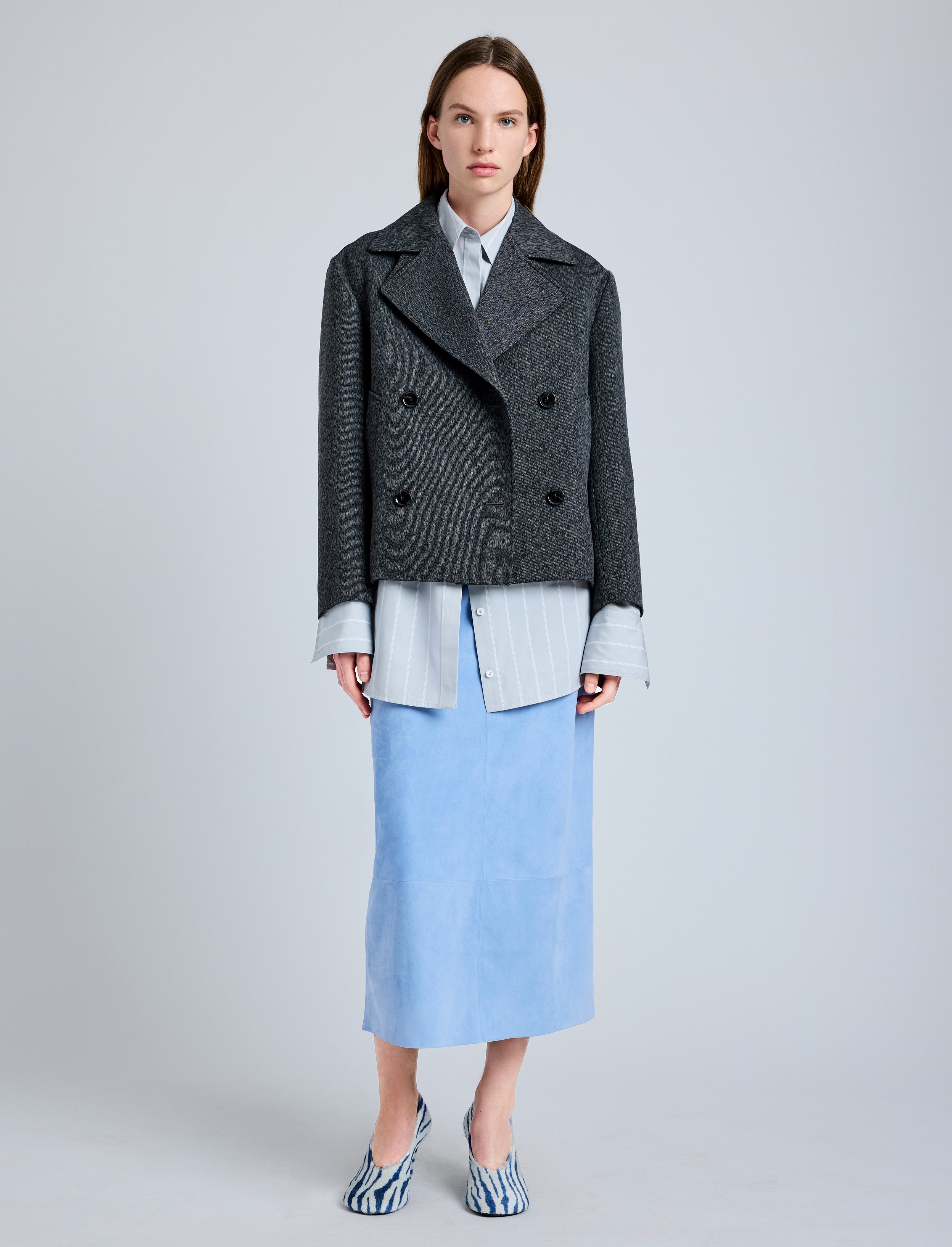 Nadia Skirt in Suede - 2