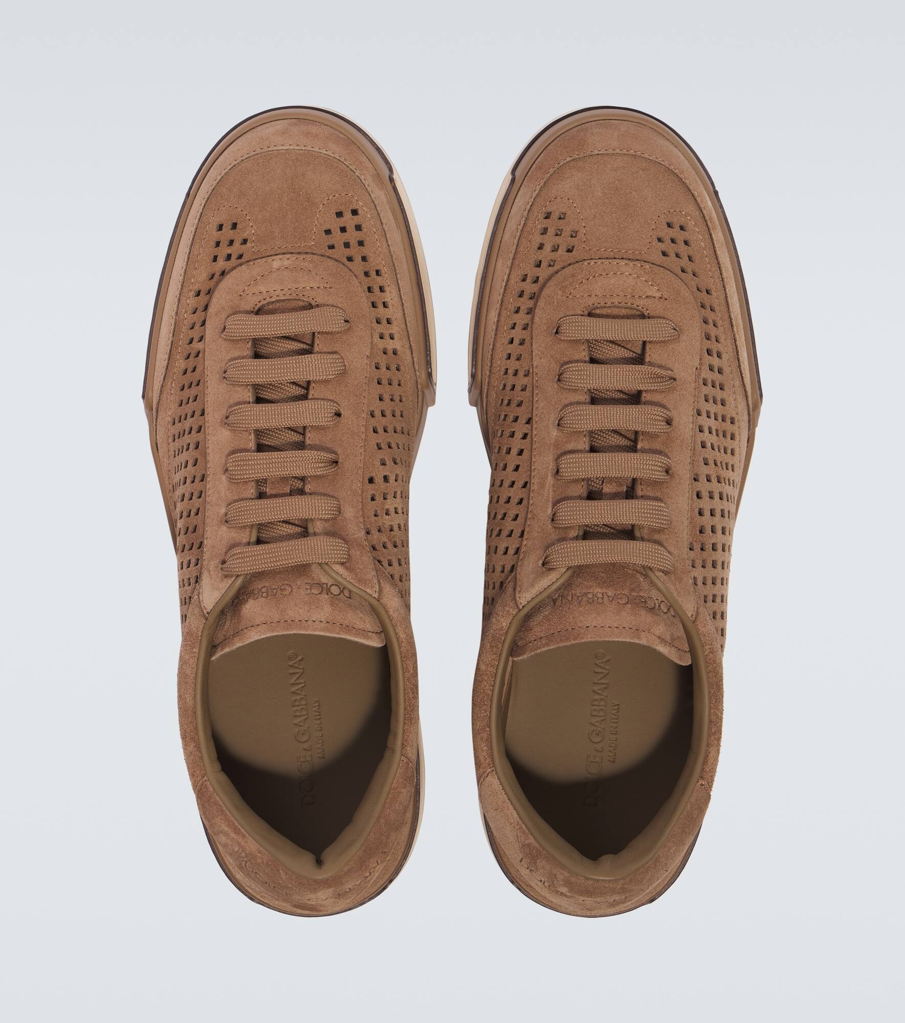 Portofino Yacht logo suede sneakers - 3