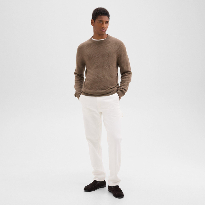 Theory Maden Crewneck Sweater in Merino Wool outlook