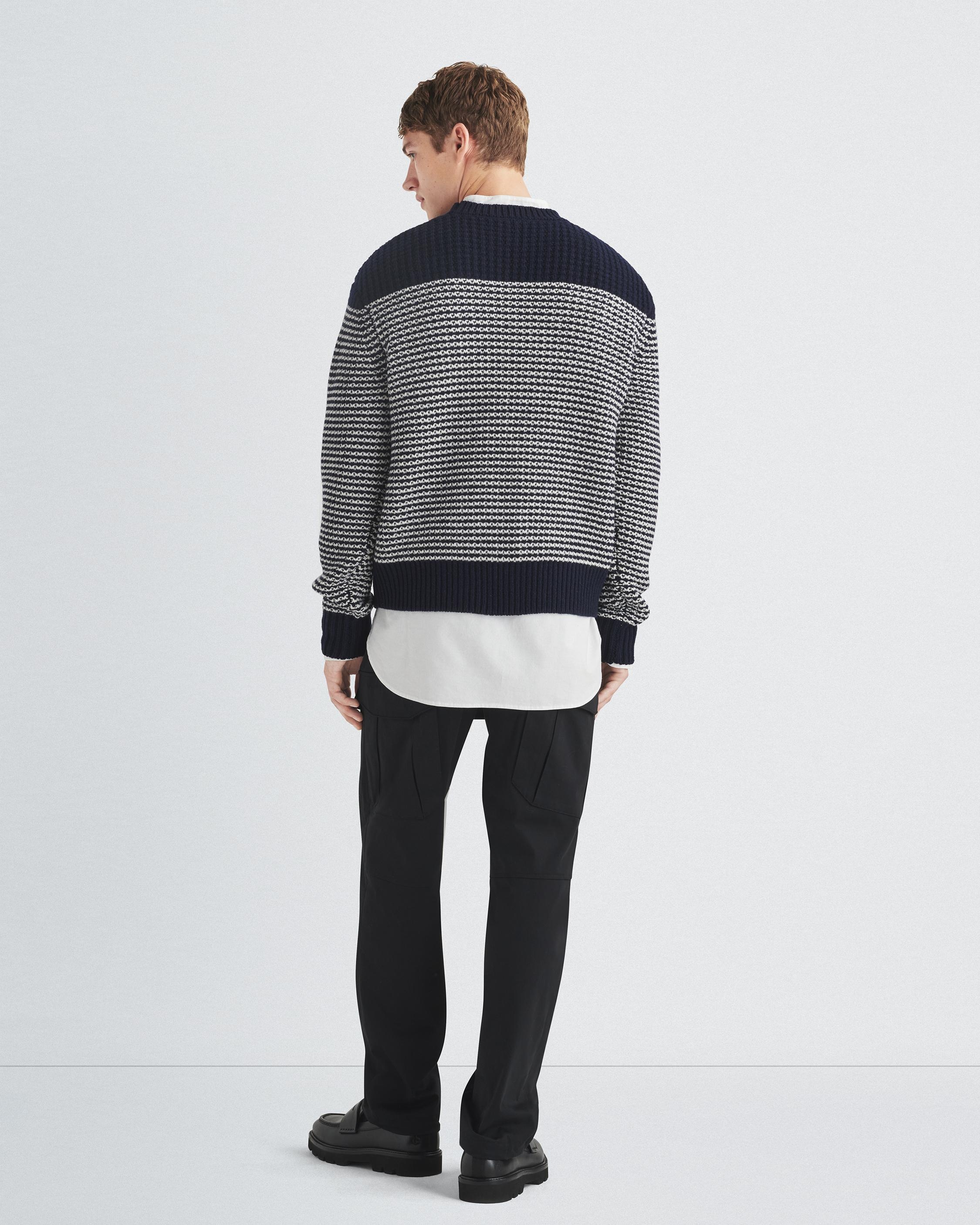 Ernie Stripe Wool Crew
Relaxed Fit - 5