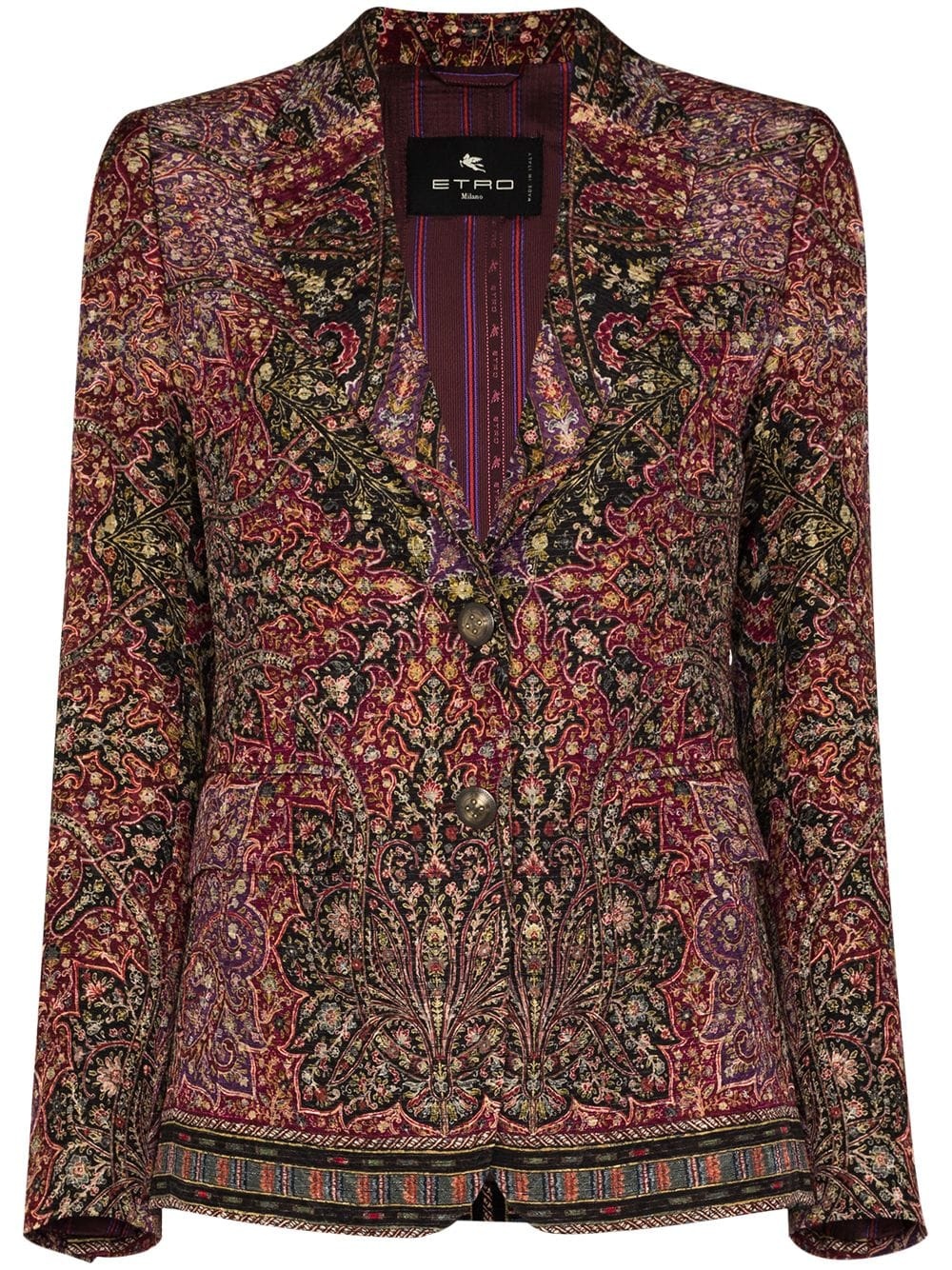 jacquard blazer - 1