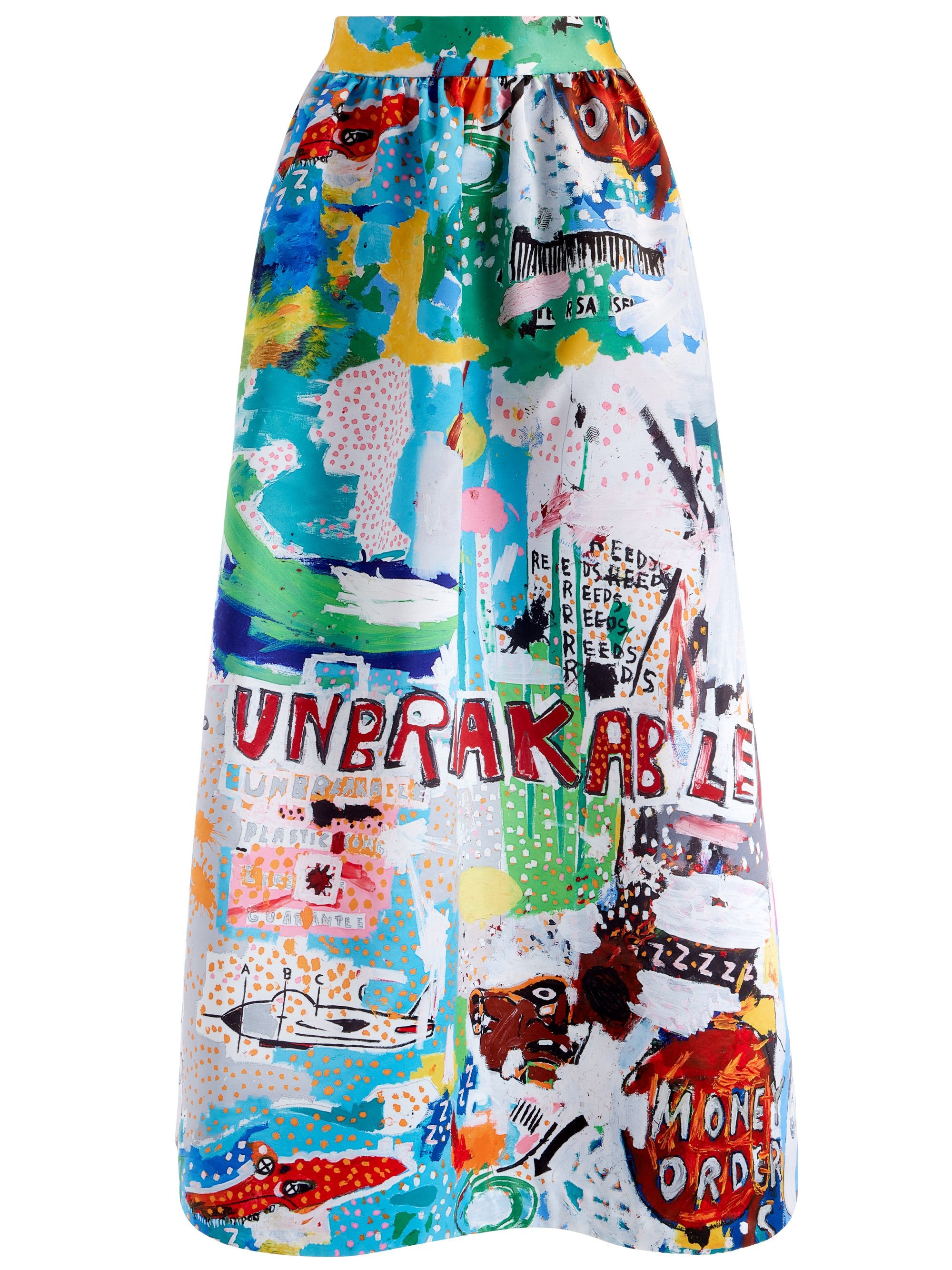 A+O X BASQUIAT TINA TEA LENGTH SKIRT - 1