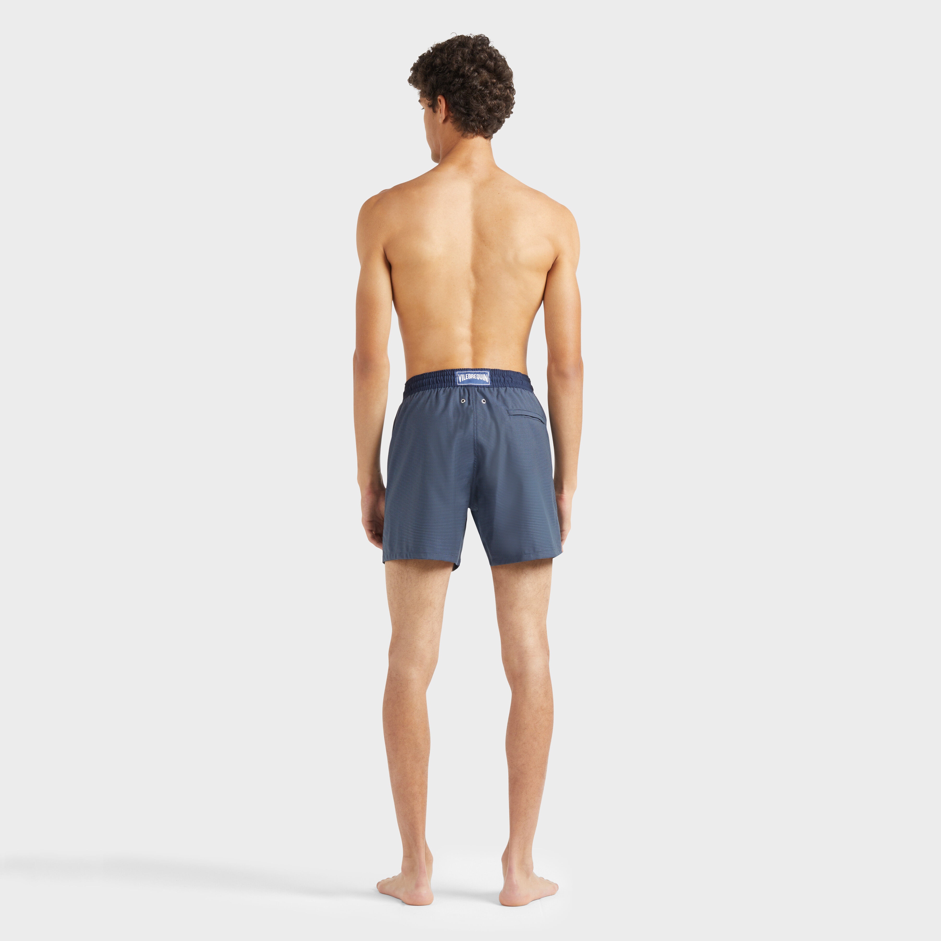 Men Wool Swim shorts Micro Carreaux Tailoring - 2