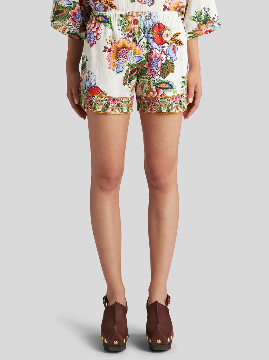 MULTICOLOURED BOUQUET SHORTS - 2