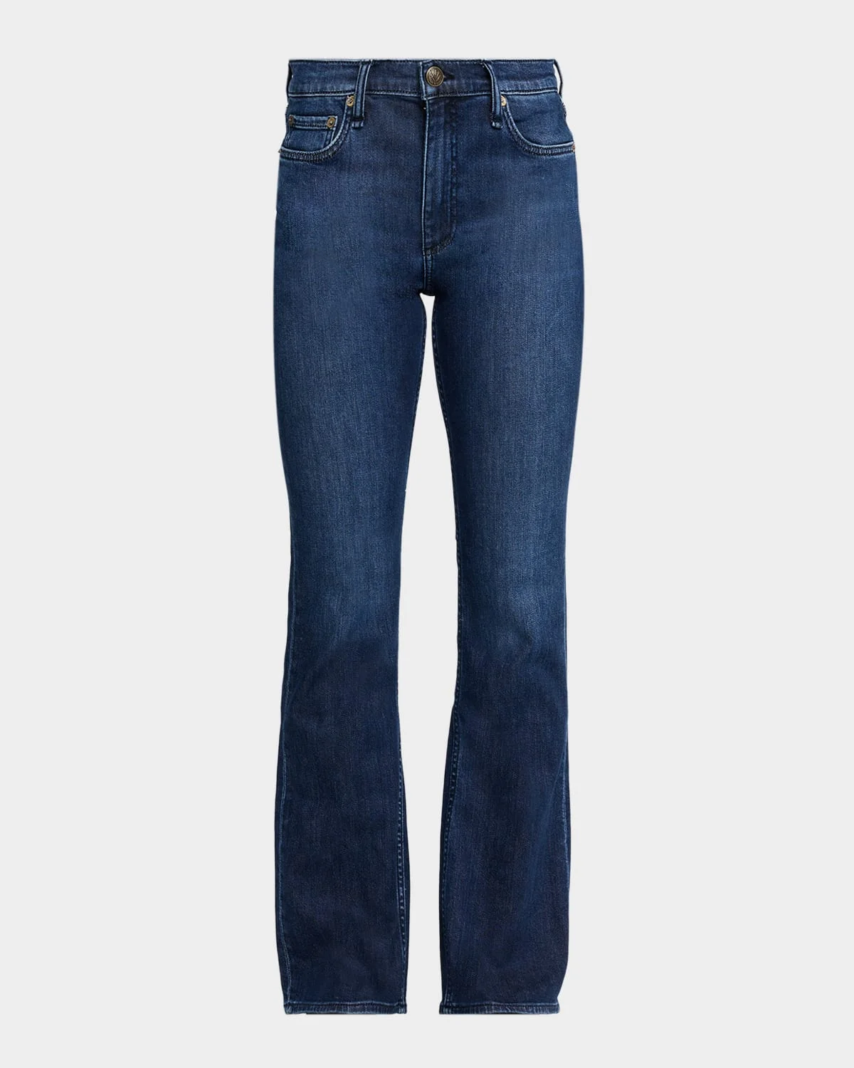 Peyton Mid-Rise Bootcut Jeans - 1