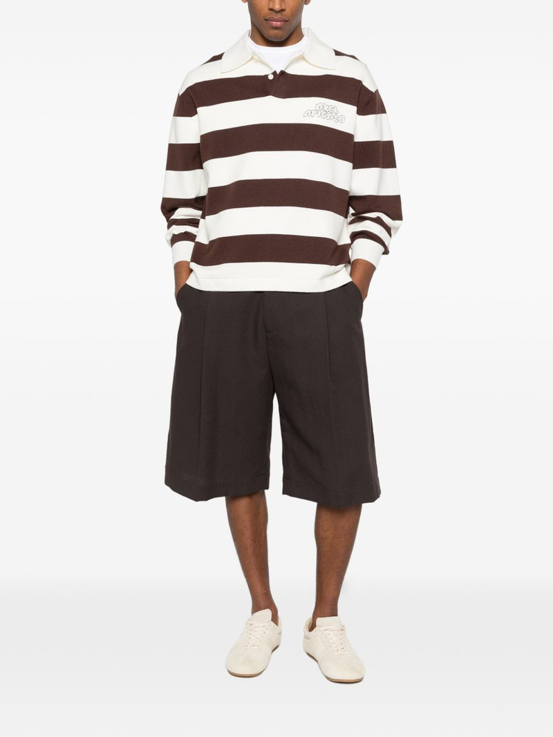 Axel Arigato Rey striped logo polo shirt outlook