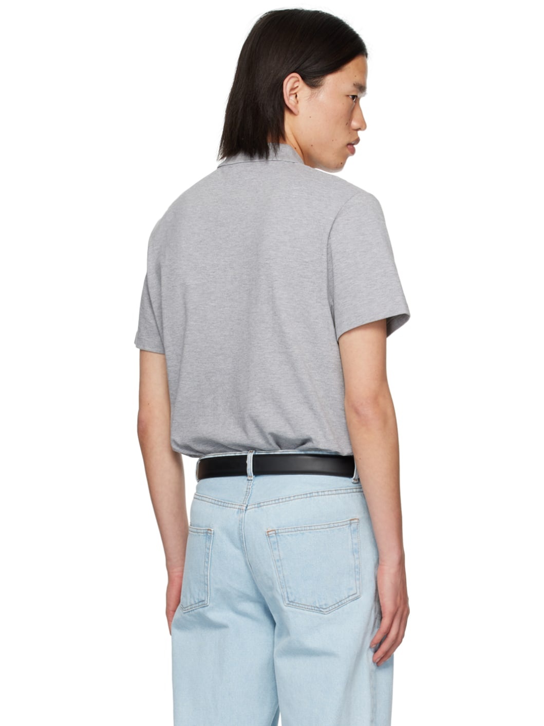 Gray Standard Polo - 3