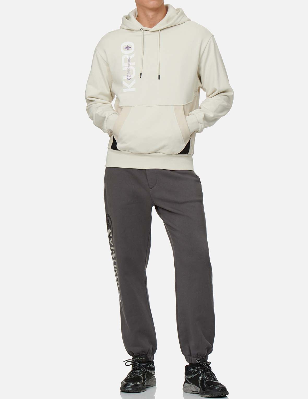 Color-Block Logo Print Hooded Sweatshirt - 6