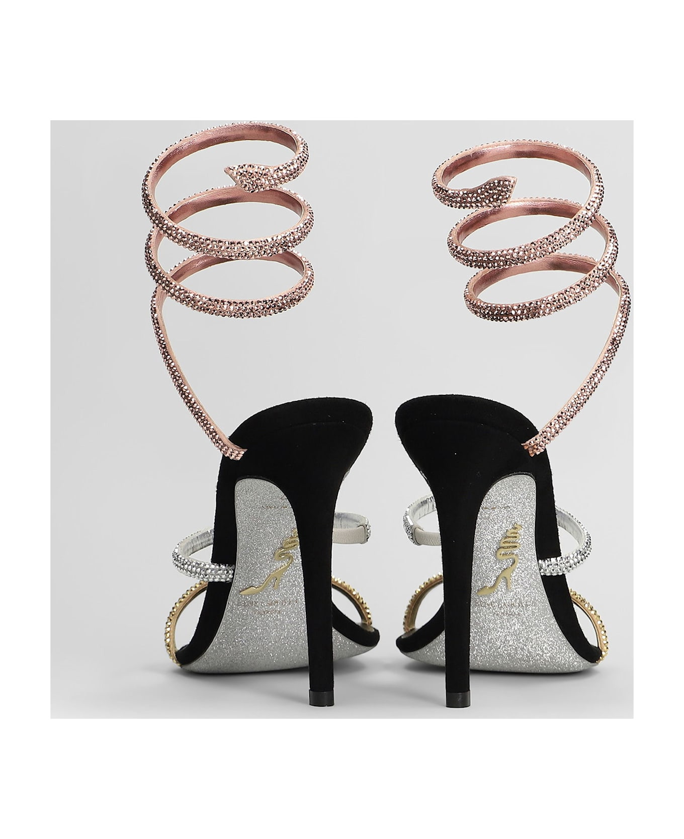 Trigold Sandals In Black Leather - 4