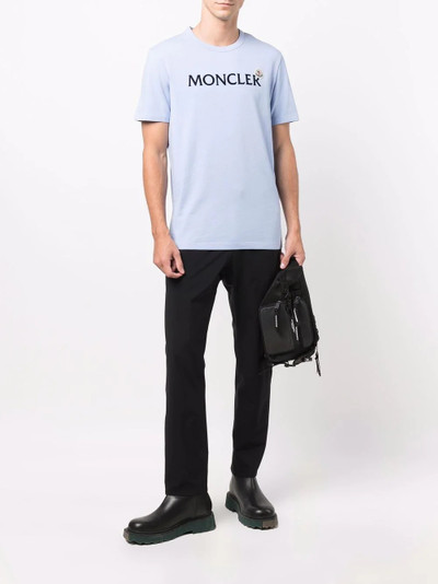 Moncler layered logo patch T-shirt outlook