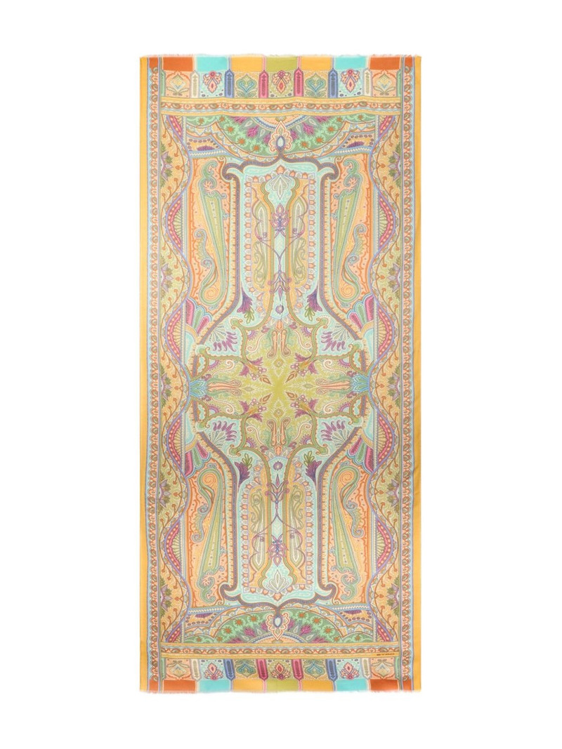 paisley-print scarf 1