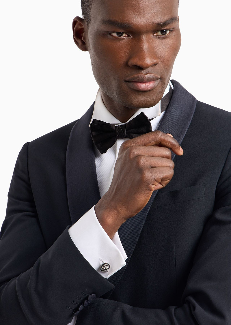 Sterling silver knot-shaped cufflinks 4