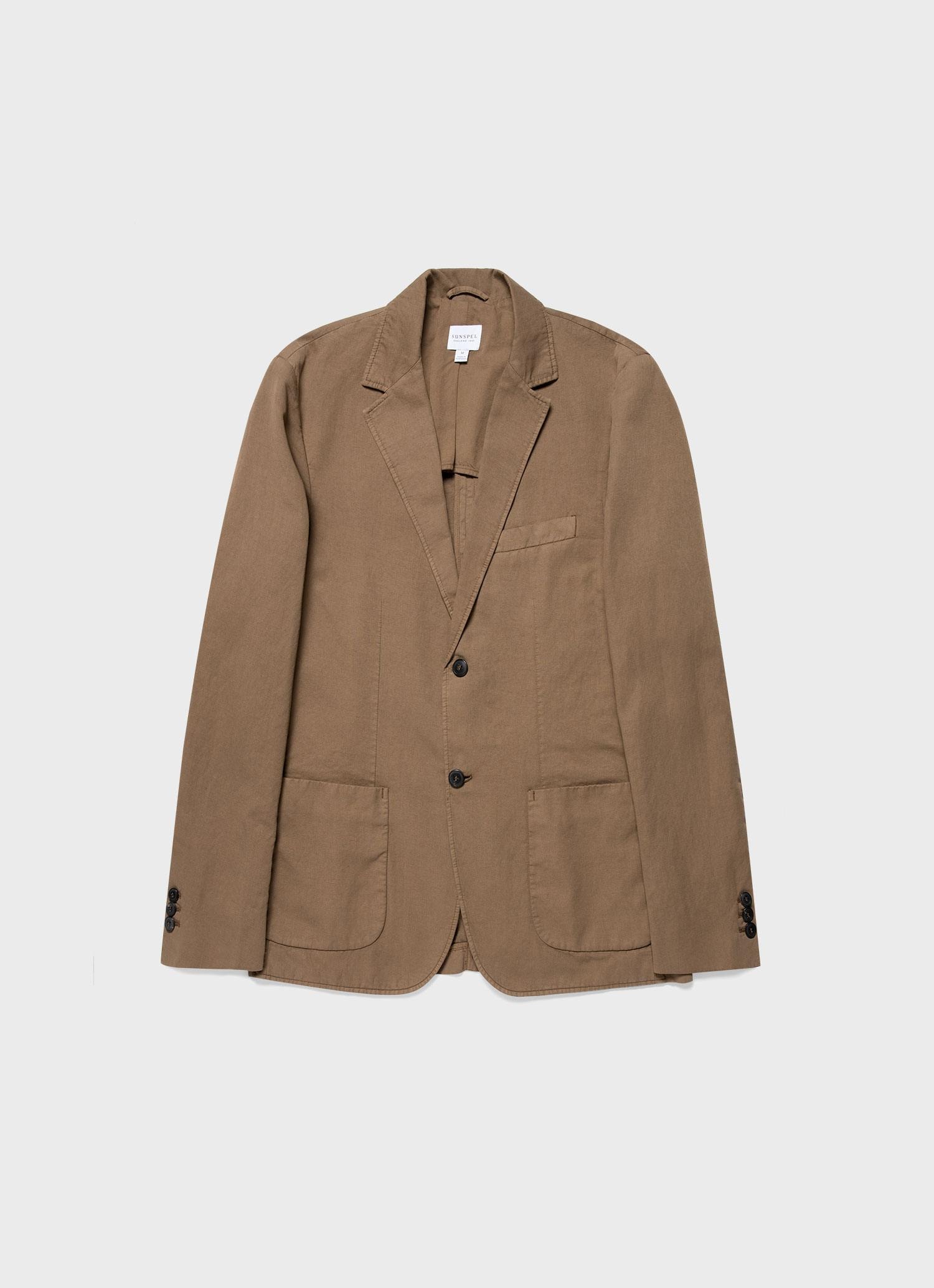 Cotton Linen Unstructured Blazer - 1