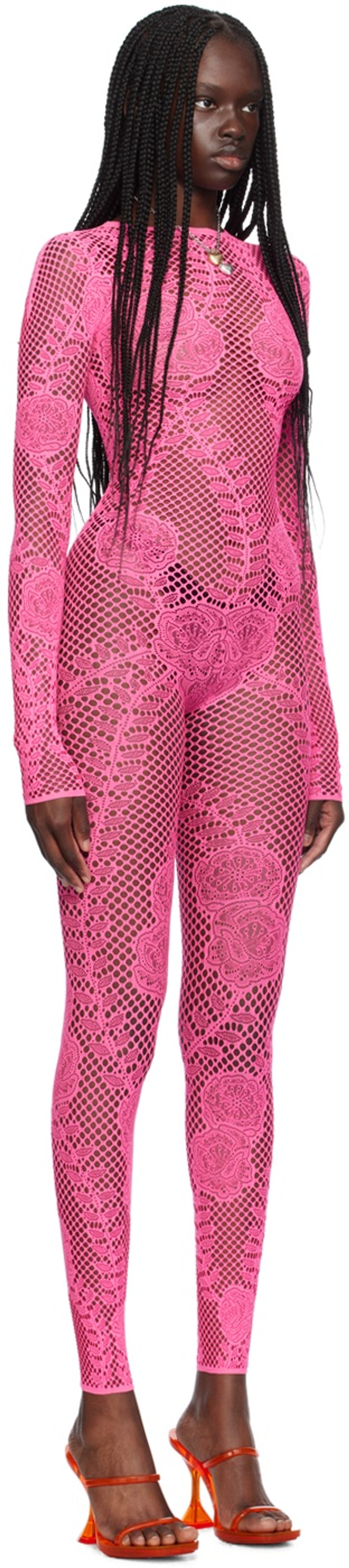 POSTER GIRL Pink Hen Jumpsuit outlook