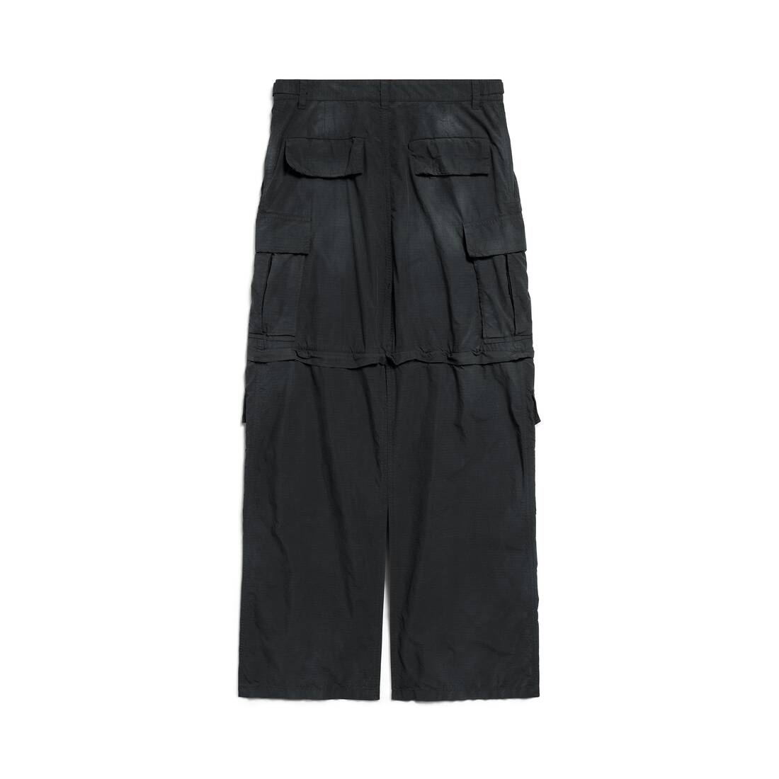 Women's Cargo Maxi Skirt in Black - 6