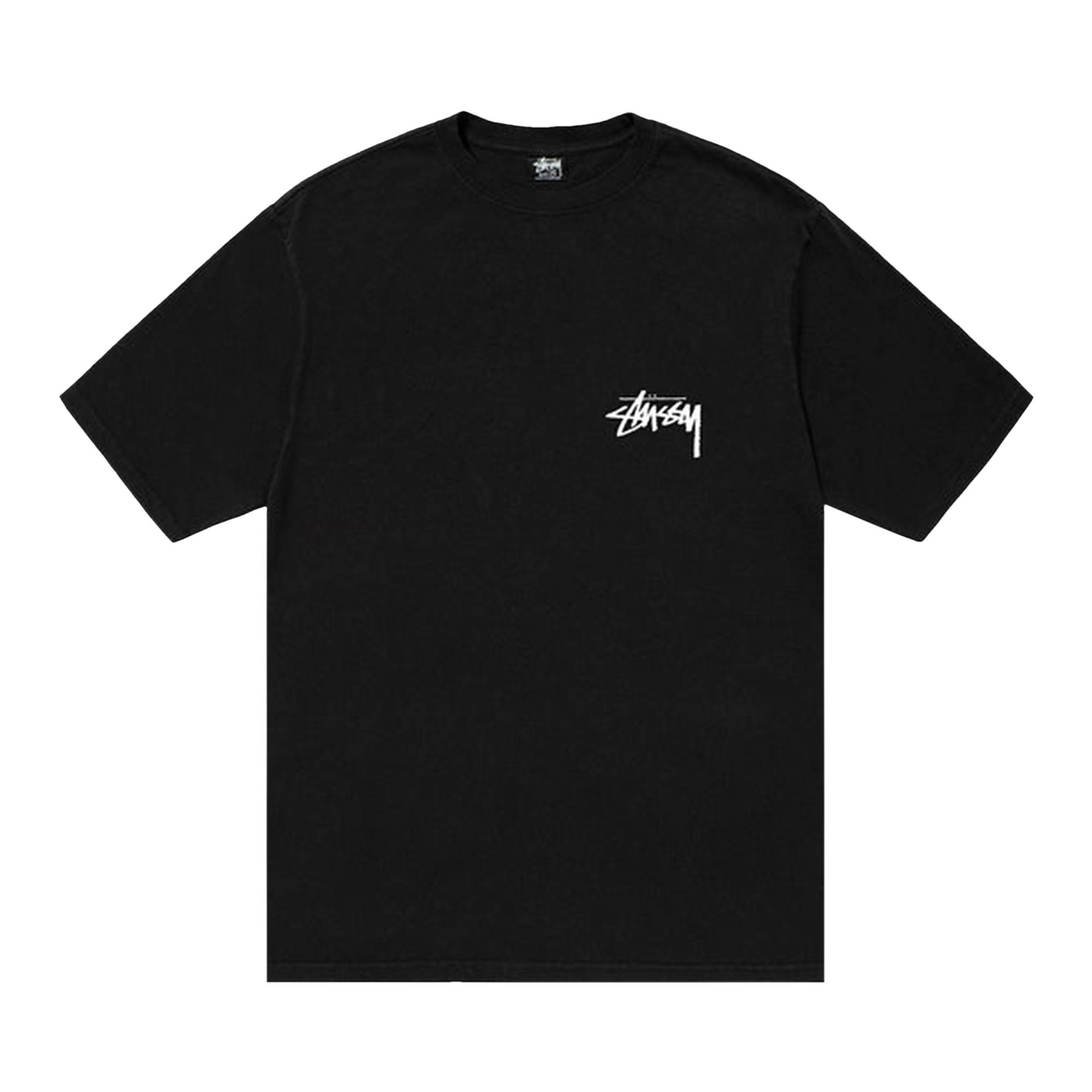 Stussy Club Crown Pigment Dyed Tee 'Black' - 1