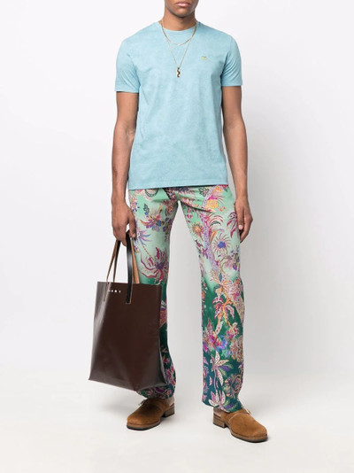 Etro embroidered-logo cotton T-Shirt outlook