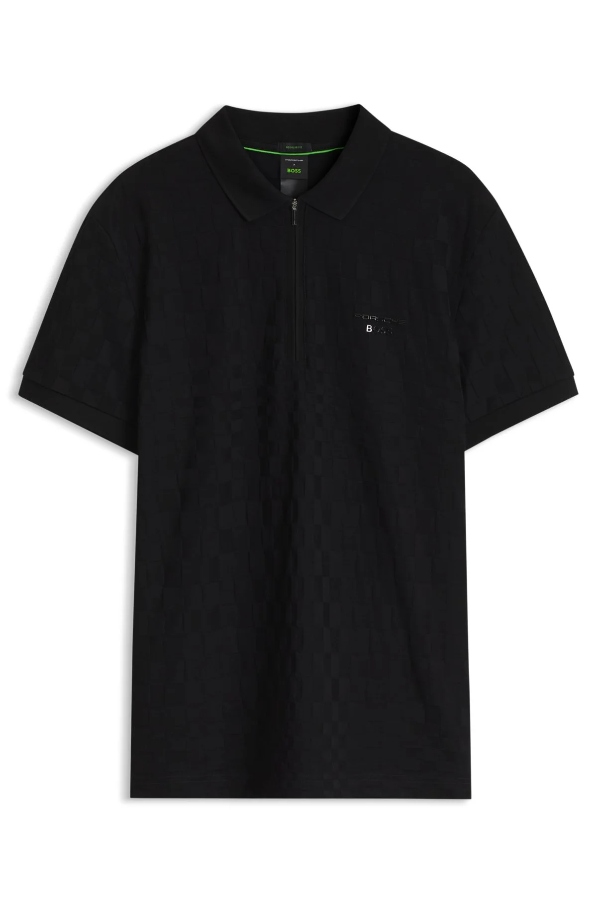 PORSCHE X BOSS POLO SHIRT WITH PASHA PATTERN - 1
