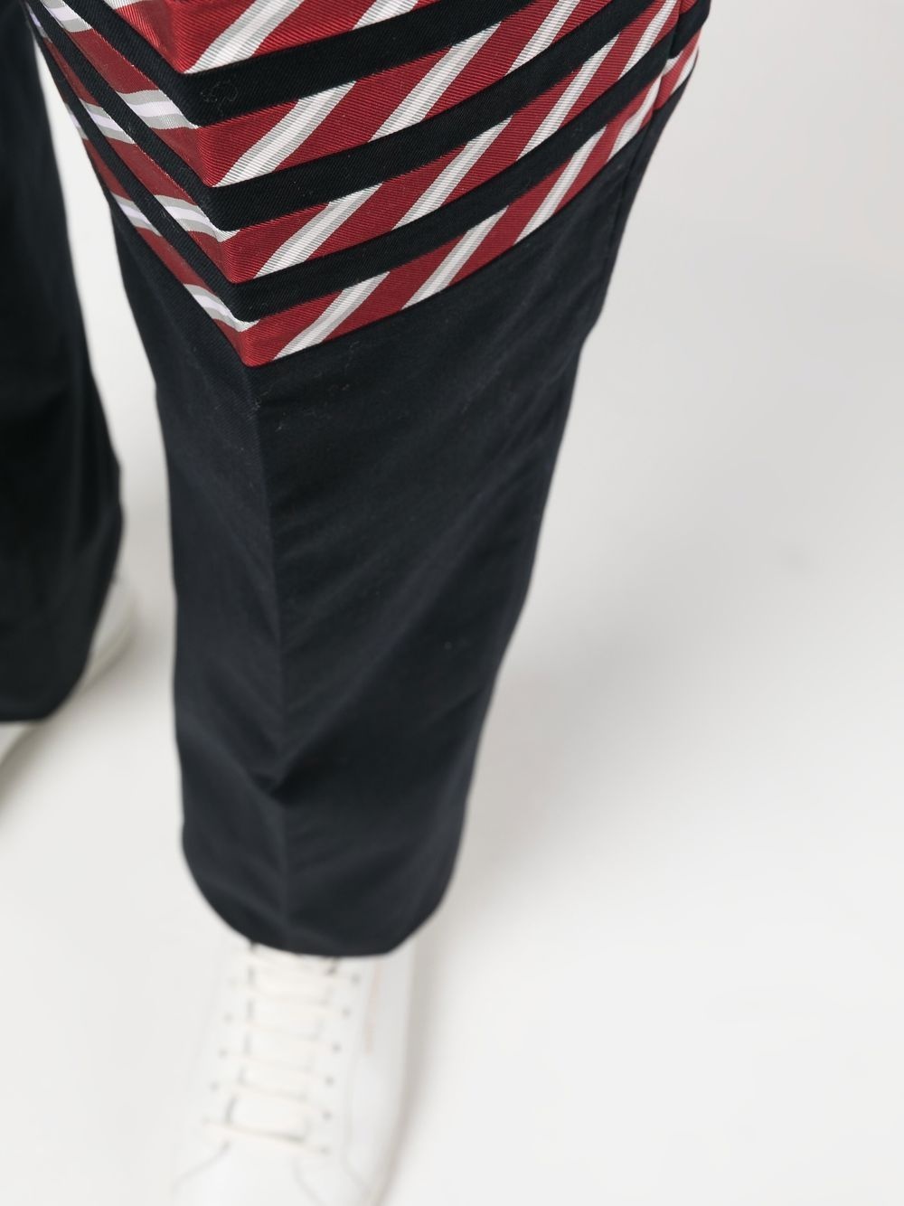 4 Bar stripe straight-leg trousers - 5