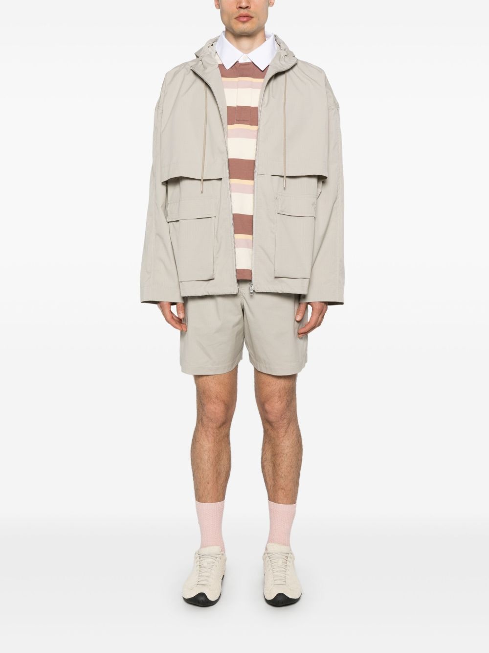 hooded windbreaker - 2