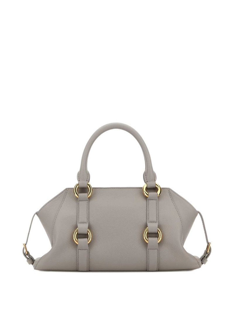 Alexander McQueen small Farringdon ring leather tote bag outlook