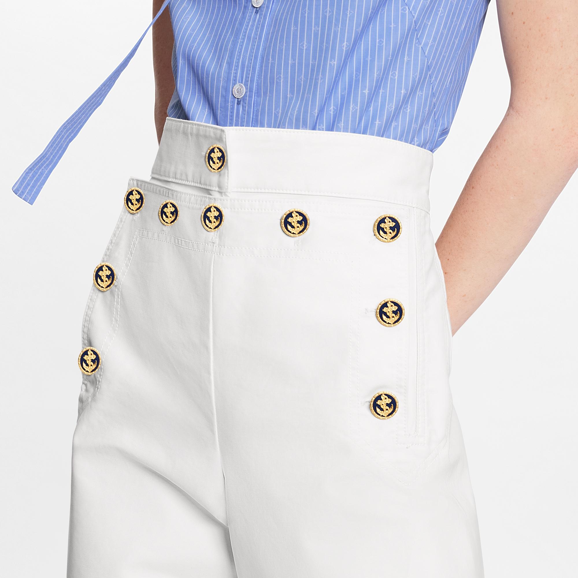 Wide-Leg Sailor Pants - 4
