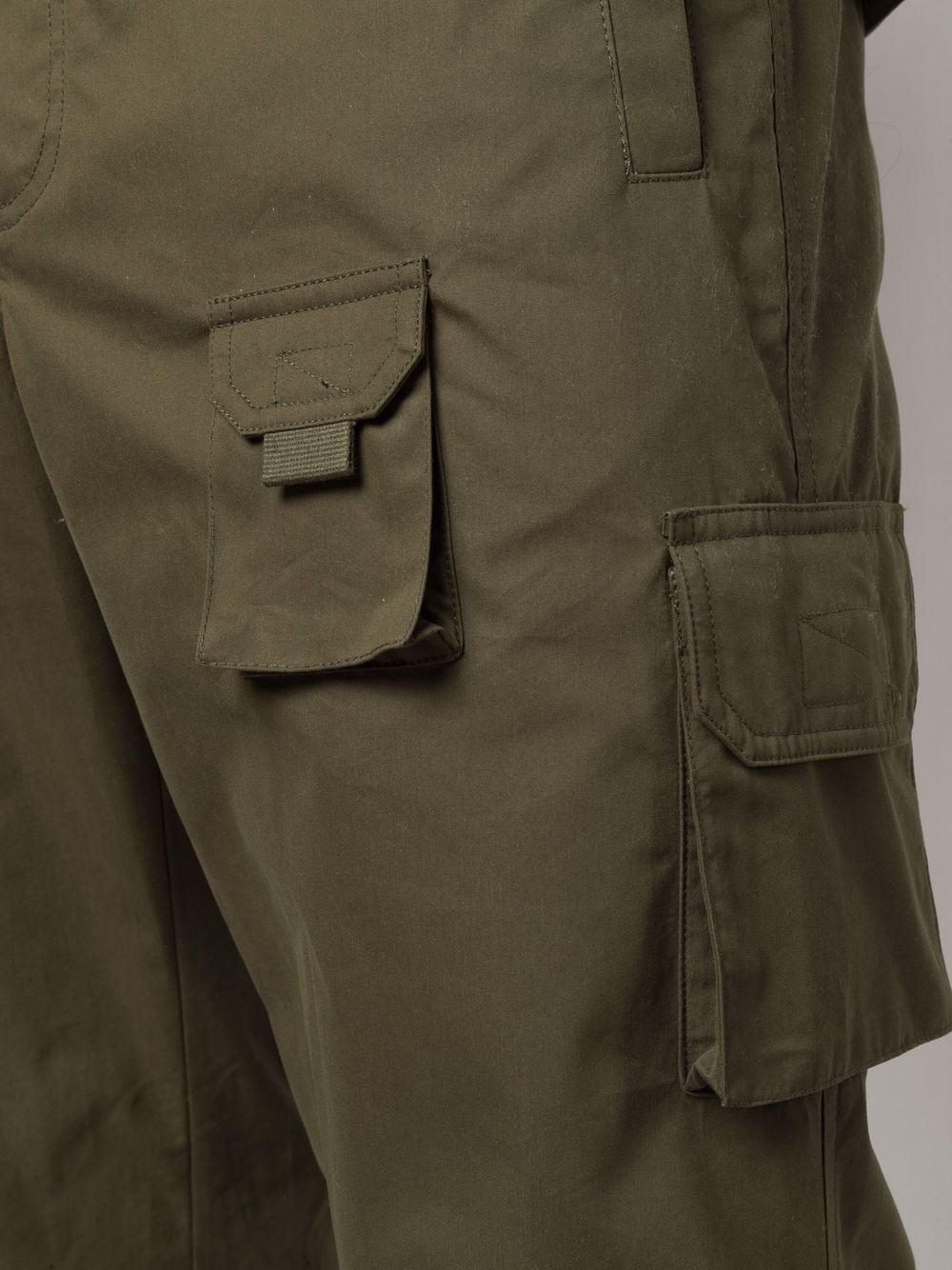 zip-detail cargo trousers - 5