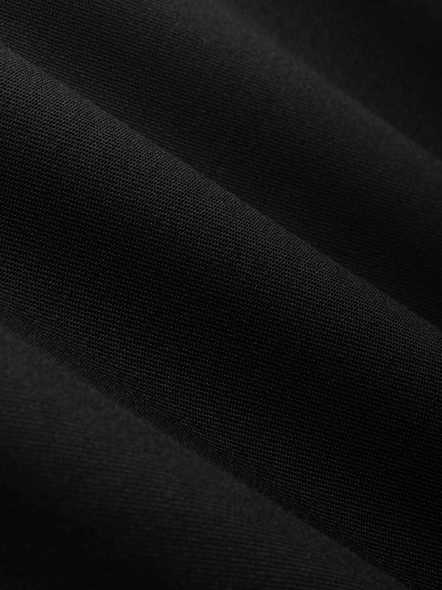 Wool Gabardine Lapelless Suit Jacket - 5