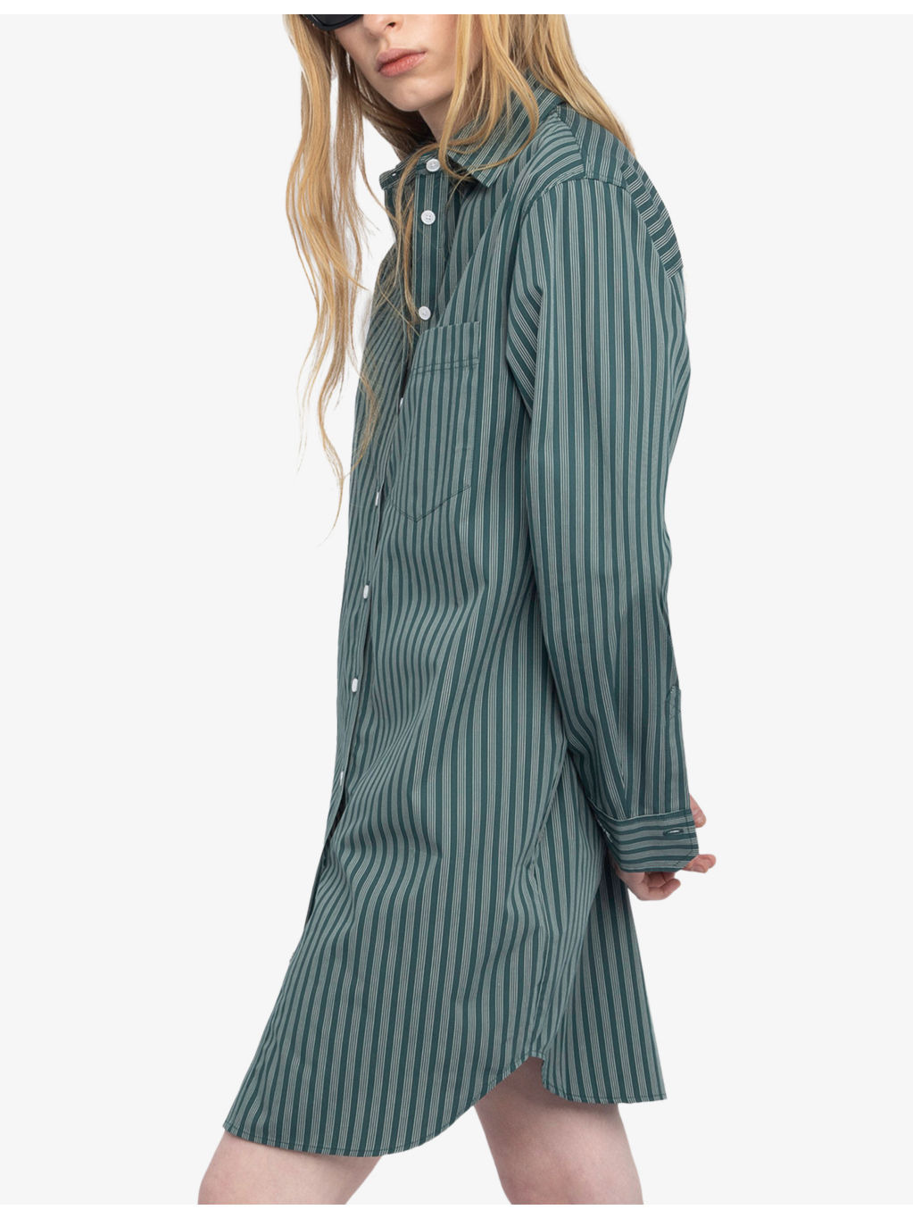 Rorning Striped Cotton-Poplin Mini Dress - 3