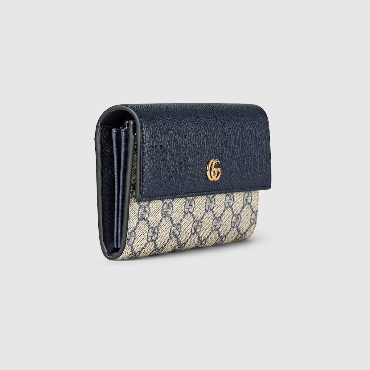 GG Marmont bi-color continental wallet - 3