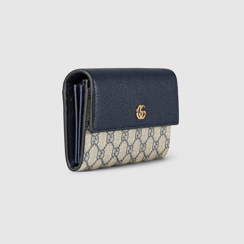 GG Marmont bi-color continental wallet 3