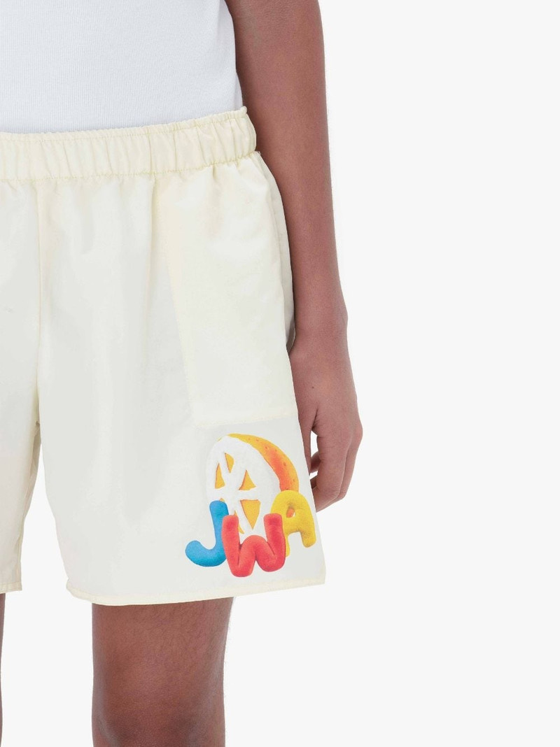JWA ORANGE PRINT SWIM SHORTS 6
