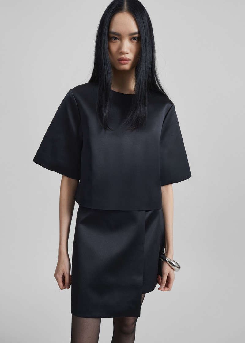 By Malene Birger Raye Mini Skirt - Black 4