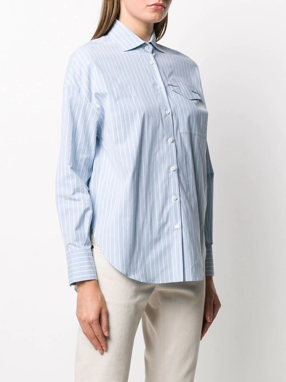 striped longsleeve shirt - 3