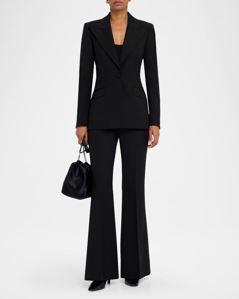 GABRIELA HEARST Rhein Wool Flare Pants outlook