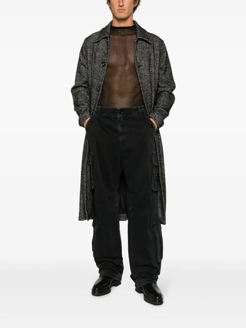 STRAIGHT-LEG CARGO JEANS - 2