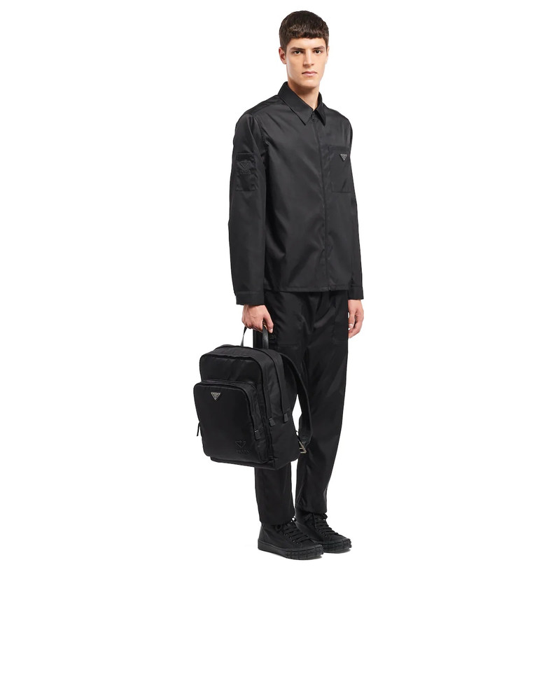 Re-Nylon and Saffiano leather backpack 7